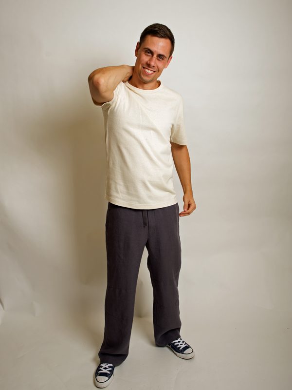 Mens Drawstring Waist Chino Pants Slack Trousers Workout Jogging Bottoms  Daily | eBay